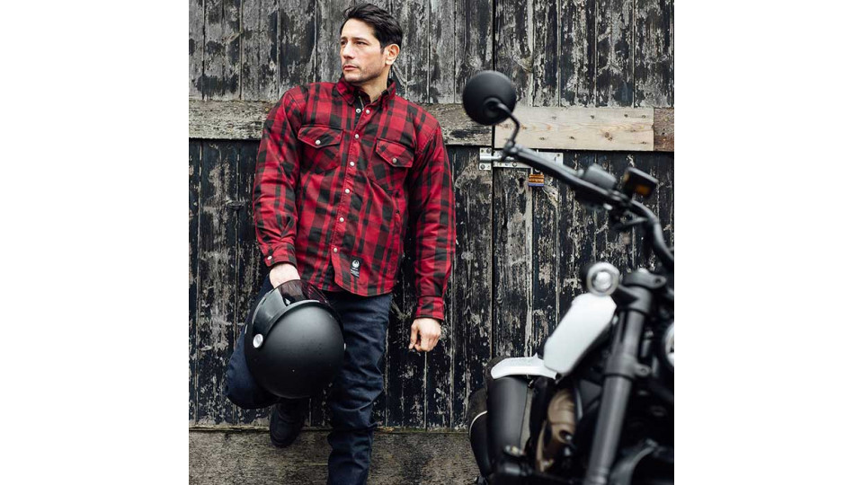 Merlin Axe Hydro Waterproof Riding Shirt Red