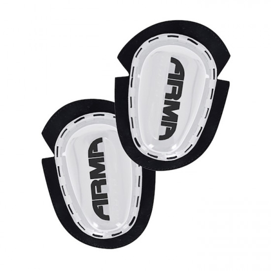 ARMR Teardrop Knee Sliders White - Pair £29.99 Rider Accessories - SKU A91366 from RaceLeathers Motorcycle Clothing