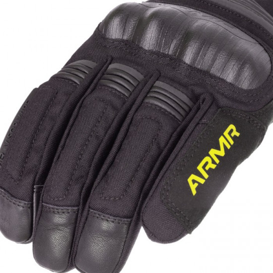Kumaji 3.0 WP Waterproof Mens Gloves Black Yellow £49.99 Mens Motorcycle Gloves - SKU ARMG2306022XL from RaceLeathers Motorcycle Clothing