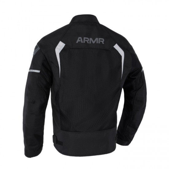 ARMR Eyoshi 3.0 Air Mens Jacket Black Light Grey £119.99 Mens Motorcycle Jackets - SKU ARMT2330012XL from RaceLeathers Motorcycle Clothing
