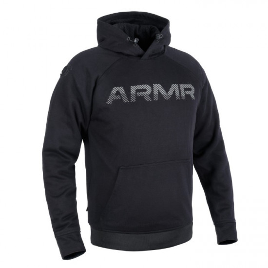 ARMR Aki 1.0 Mens Hoodie Black £99.99 Mens Motorcycle Jackets - SKU ARMT2369012XL from RaceLeathers Motorcycle Clothing
