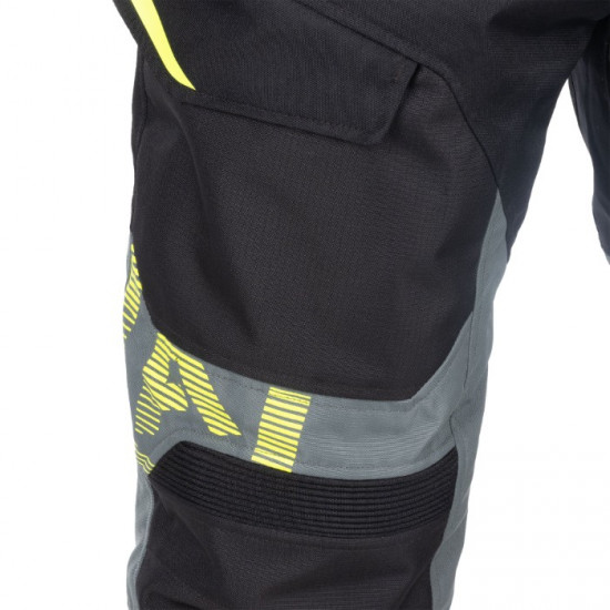 ARMR Kumaji 3.0 WP Waterproof Mens Pant Black Green Fluo Yellow Regular £129.99 Mens Motorcycle Trousers - SKU ARMT237002R2XL from RaceLeathers Motorcycle Clothing
