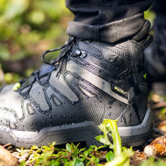 Oxford Canyon Dry2Dry Waterproof Mens Boots Black Grey £129.99 Mens Motorcycle Touring Boots - SKU BM22140240 from RaceLeathers Motorcycle Clothing