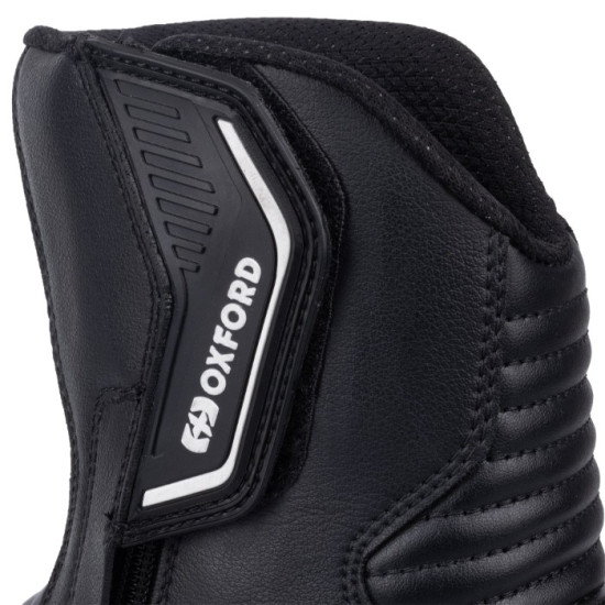 Oxford Code 1.0 Mid Length Dry2Dry Waterproof Mens Boots Black White £119.99 Mens Motorcycle Touring Boots - SKU BM22330240 from RaceLeathers Motorcycle Clothing