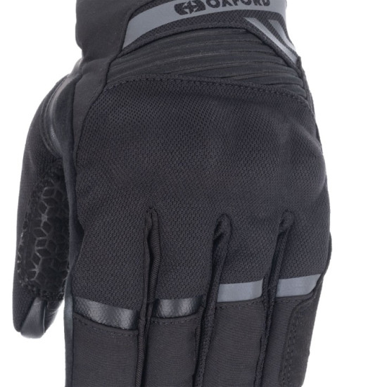 Oxford Dakar 1.0 Dry2Dry Waterproof Mens Gloves Stealth Black £44.99 Mens Motorcycle Gloves - SKU GM2222012XL from RaceLeathers Motorcycle Clothing