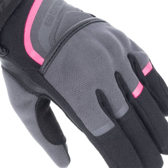 Oxford Dakar 1.0 Womens Gloves Charcoal Pink £39.99 Ladies Motorcycle Gloves - SKU GW221102L from RaceLeathers Motorcycle Clothing