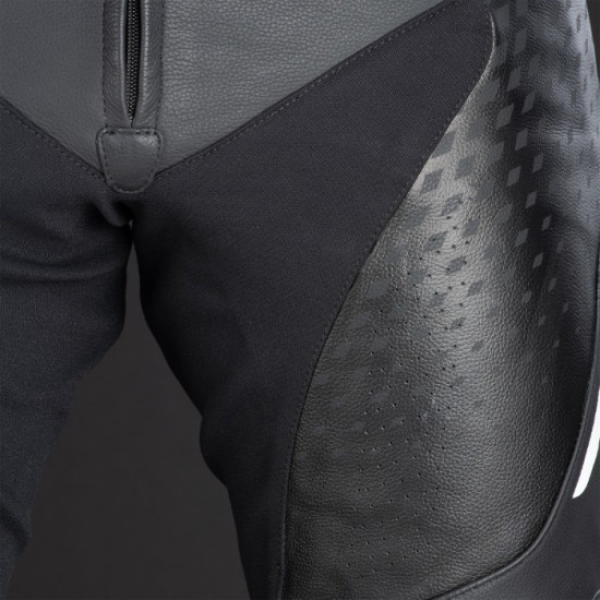 Oxford Nexus 1.0 Leather Mens Pant Black White £249.99 Mens Motorcycle Trousers - SKU LM2231022XL from RaceLeathers Motorcycle Clothing