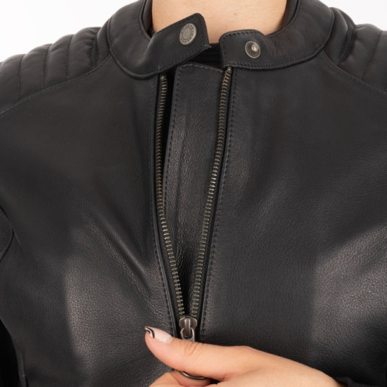 Oxford Radley Leather Womens Jacket Black £299.99 Ladies Motorcycle Jackets - SKU LW23410108 from RaceLeathers Motorcycle Clothing