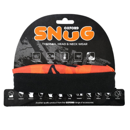 Oxford Snug Havoc Orange £14.99 Rider Accessories - SKU NW417 from RaceLeathers Motorcycle Clothing