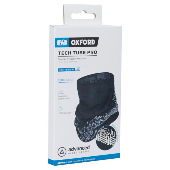 Oxford Tech Tube Pro Coolmax Reflex Cubed Black Single £16.99 Rider Accessories - SKU NW900 from RaceLeathers Motorcycle Clothing