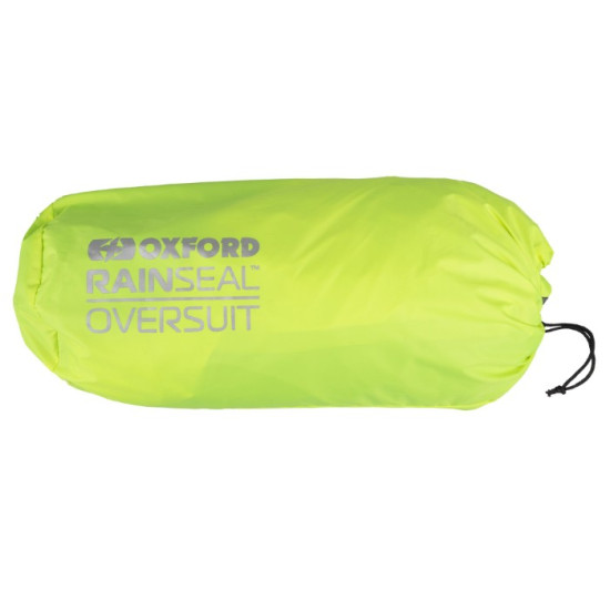 Oxford Rainseal Oversuit Black Fluo £59.99 Waterproofs - SKU RM2110032XL from RaceLeathers Motorcycle Clothing