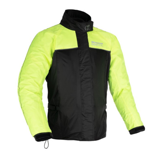 Oxford Rainseal Over Jacket Black Fluo