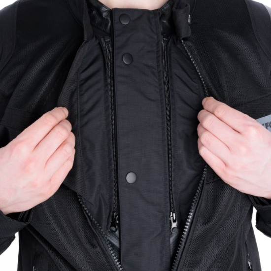 Oxford Dakar Dry2Dry Waterproof Air Vented Mens Jacket Tech Black £169.99 Mens Motorcycle Jackets - SKU TM2112052XL from RaceLeathers Motorcycle Clothing