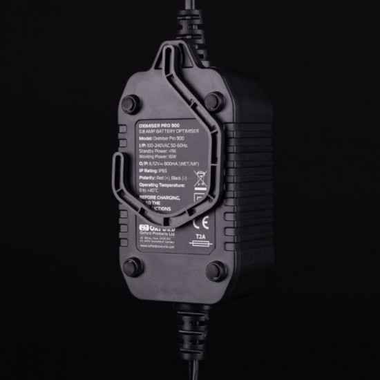 Oxford Oximiser Pro 900 6V 12V Motorcycle Battery Optimiser Charger 0.9 UK Plug £59.99 Battery Chargers - SKU EL201 from RaceLeathers Motorcycle Clothing