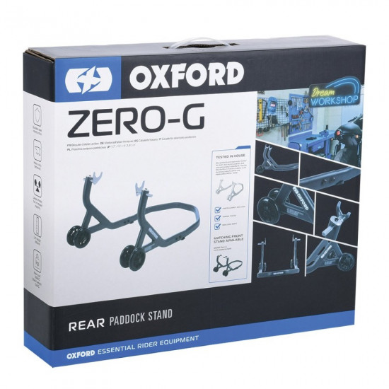Oxford Zero-G Heavy Duty Rear Motorcycle Paddock Stand £119.99 Tools - SKU OX263 from RaceLeathers Motorcycle Clothing