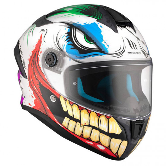 MT Targo S Joke A5 ( ECE-22.06) Gloss £89.99 Full Face Helmets - SKU M1343A220513 from RaceLeathers Motorcycle Clothing