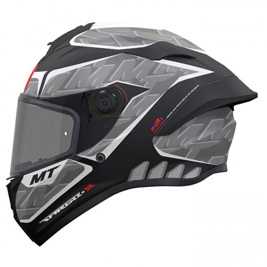 MT Targo S Surt B0 Matt Black Grey £89.99 Full Face Helmets - SKU M1343A531023 from RaceLeathers Motorcycle Clothing
