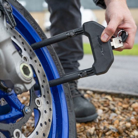 Hiplok DX All Black £79.99 Security - SKU 350/DX1AB from RaceLeathers Motorcycle Clothing