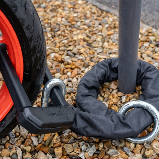 Hiplok Mega Chain All Black £169.99 Security - SKU 350/MCH1AB from RaceLeathers Motorcycle Clothing