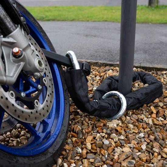 Hiplok Mega Chain All Black £169.99 Security - SKU 350/MCH1AB from RaceLeathers Motorcycle Clothing