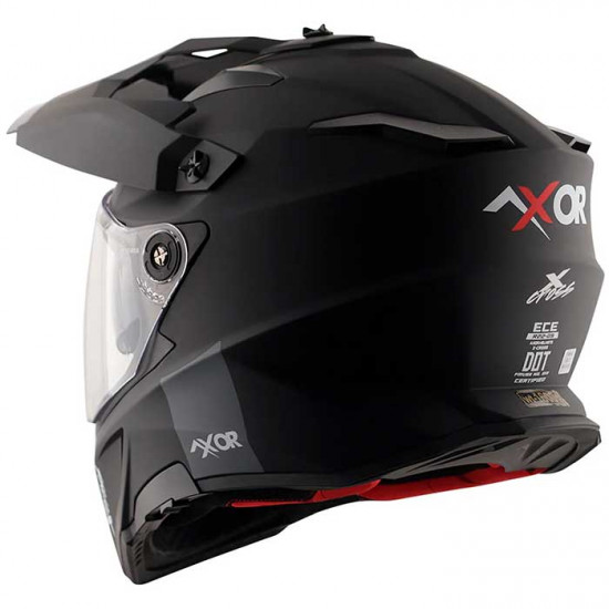 Axor X-Cross Matt Black £124.99 Full Face Helmets - SKU AXR014S from RaceLeathers Motorcycle Clothing