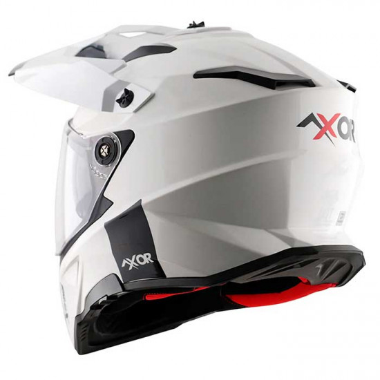 Axor X-Cross Gloss White £124.99 Full Face Helmets - SKU AXR015S from RaceLeathers Motorcycle Clothing