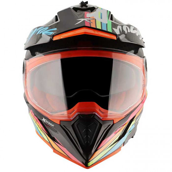 Axor X-Cross Black Grey £139.99 Full Face Helmets - SKU AXR018S from RaceLeathers Motorcycle Clothing