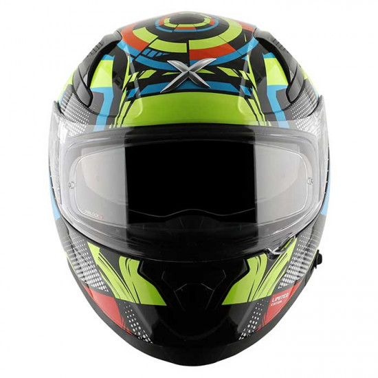 Axor Apex Vivid Black Neon Yellow £124.99 Full Face Helmets - SKU AXR023S from RaceLeathers Motorcycle Clothing