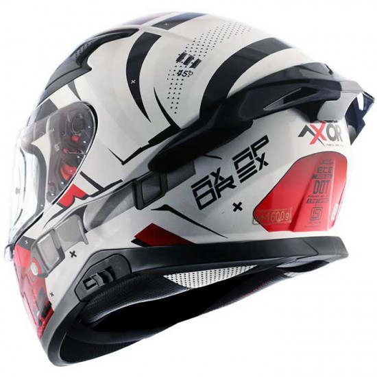 Axor Apex Hex 2 Black Red £124.99 Full Face Helmets - SKU AXR024S from RaceLeathers Motorcycle Clothing
