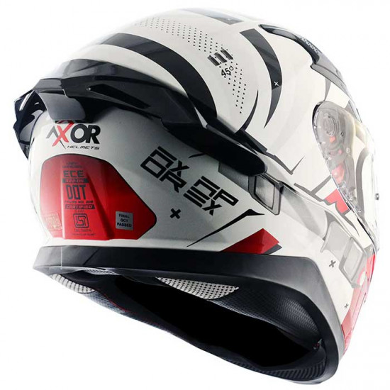 Axor Apex Hex 2 Black Red £124.99 Full Face Helmets - SKU AXR024S from RaceLeathers Motorcycle Clothing