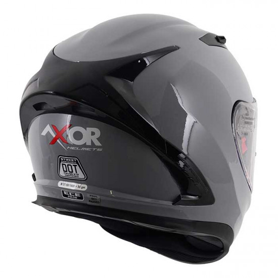 Axor Street Nardo Grey £99.99 Full Face Helmets - SKU AXR030S from RaceLeathers Motorcycle Clothing