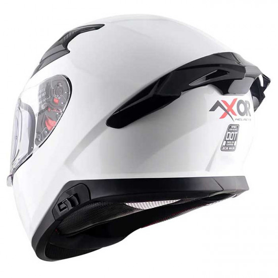 Axor Apex Gloss White £89.99 Full Face Helmets - SKU AXR043S from RaceLeathers Motorcycle Clothing
