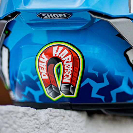 Shoei X-SPR Pro Harrison TC-2 Blue Helmet £819.99 Full Face Helmets - SKU 0856554 from RaceLeathers Motorcycle Clothing