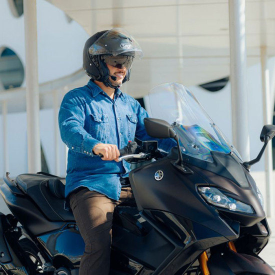 Shoei J-Cruise 3 Black Helmet £549.99 Open Face Helmets - SKU 0857636 from RaceLeathers Motorcycle Clothing