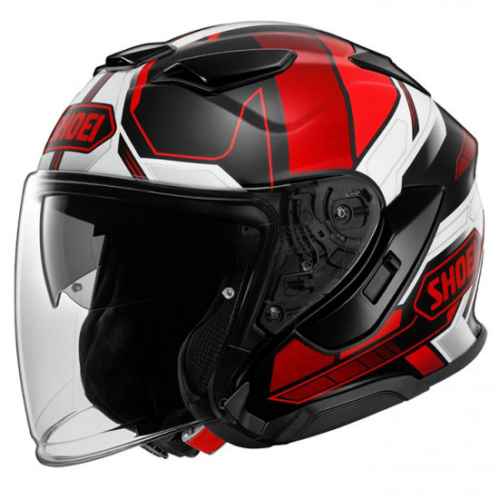 Shoei J-Cruise 3 Whizzy TC-1 Red Helmet £619.99 Open Face Helmets - SKU 0857933 from RaceLeathers Motorcycle Clothing