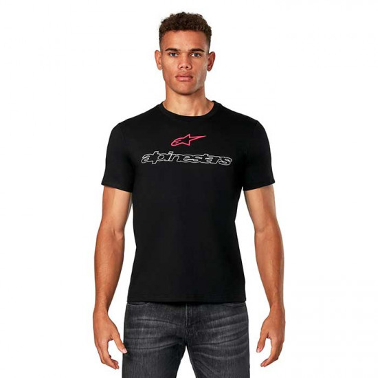 Alpinestars Linear Trace CSF SS Tee Black £29.99 Casual Wear - SKU 12447225010S from RaceLeathers Motorcycle Clothing