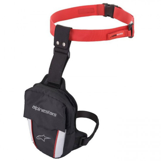 Alpinestars Access Thigh Bag Black Red White £42.99 Rider Accessories - SKU 6108121132 from RaceLeathers Motorcycle Clothing
