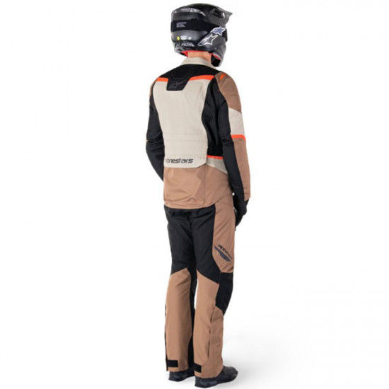 Alpinestars ST-1 WP Jacket Dark Khaki Sand Black Red Fluo £218.49 Mens Motorcycle Jackets - SKU 32006258662XL from RaceLeathers Motorcycle Clothing