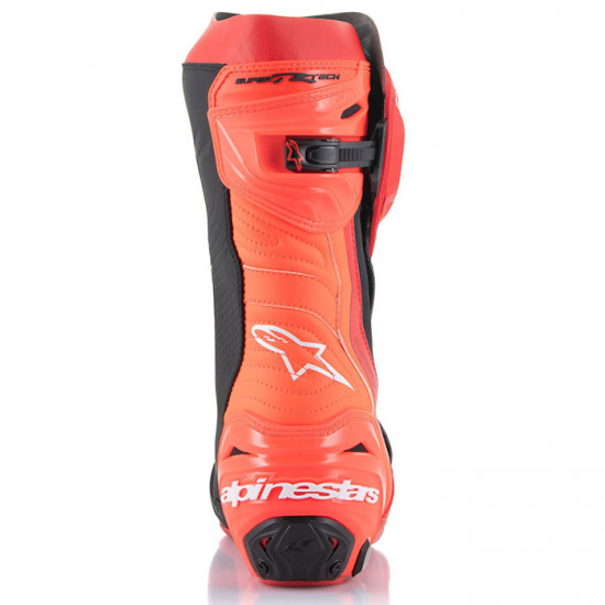 Alpinestars Supertech R Bright Red Fluo £531.99 Mens Motorcycle Racing Boots - SKU 2220021302941 from RaceLeathers Motorcycle Clothing
