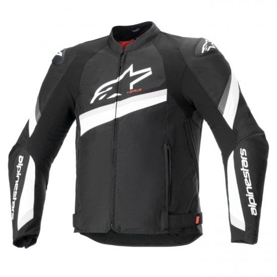 Alpinestars T-GP Plus R V4 Jacket Black White £256.49 Mens Motorcycle Jackets - SKU 330052412XXL from RaceLeathers Motorcycle Clothing
