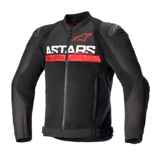 Alpinestars SMX Air Jacket Black Bright Red £223.24 Mens Motorcycle Jackets - SKU 330652313032XL from RaceLeathers Motorcycle Clothing
