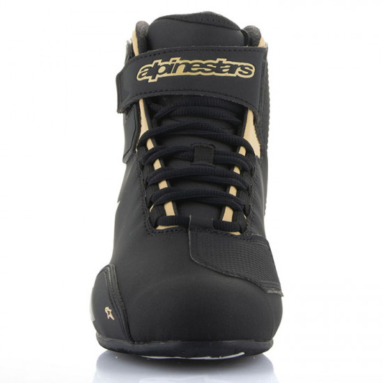 Alpinestars Stella Sektor Shoes Black Champagne £118.74 Ladies Motorcycle Touring Boots - SKU 2515719109036 from RaceLeathers Motorcycle Clothing