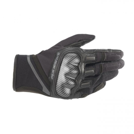 Alpinestars Chrome Gloves Black Tar Grey £66.49 Mens Motorcycle Gloves - SKU 35687211169XXL from RaceLeathers Motorcycle Clothing