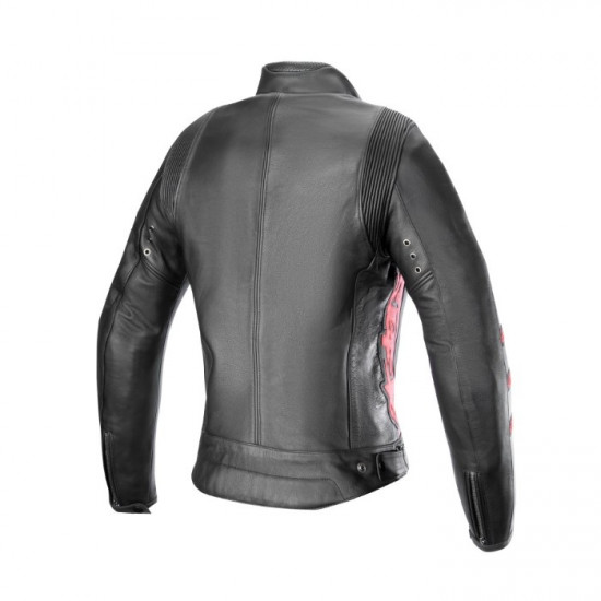 Alpinestars Stella Dyno Leather Jacket Black Haute Red £474.99 Ladies Motorcycle Jackets - SKU 31139241346XXL from RaceLeathers Motorcycle Clothing