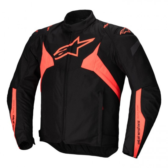 Alpinestars T-Jaws V4 WP Jacket Black Red Fluo £227.99 Mens Motorcycle Jackets - SKU 320012510302XL from RaceLeathers Motorcycle Clothing