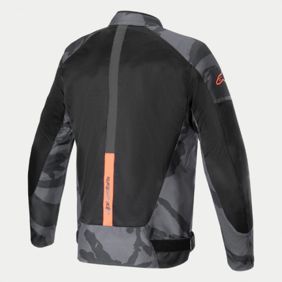 Alpinestars T-SP X Superair Jacket Grey Camo Red Fluo £175.74 Mens Motorcycle Jackets - SKU 33020229133XXL from RaceLeathers Motorcycle Clothing