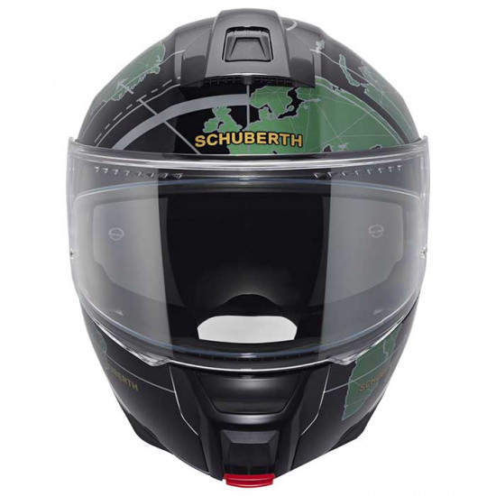 Schuberth C5 Globe Green £619.95 Flip Front Motorcycle Helmets - SKU 910C5GLOBEGR53 from RaceLeathers Motorcycle Clothing
