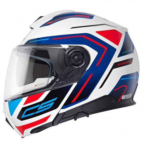 Schuberth C5 Omega White £619.95 Flip Front Motorcycle Helmets - SKU 910C5OMWH53 from RaceLeathers Motorcycle Clothing
