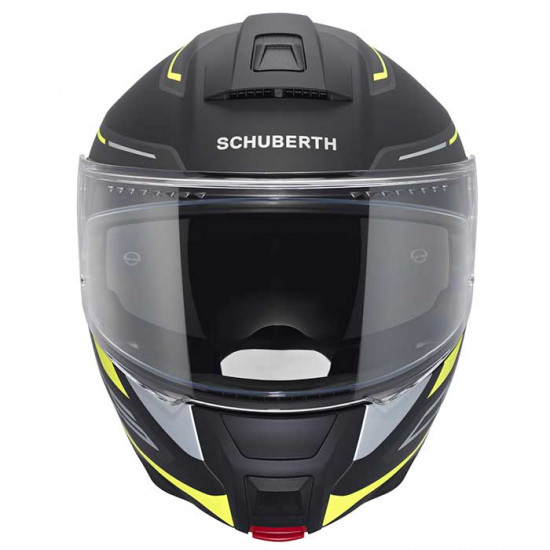 Schuberth C5 Omega Yellow £619.95 Flip Front Motorcycle Helmets - SKU 910C5OMYW53 from RaceLeathers Motorcycle Clothing