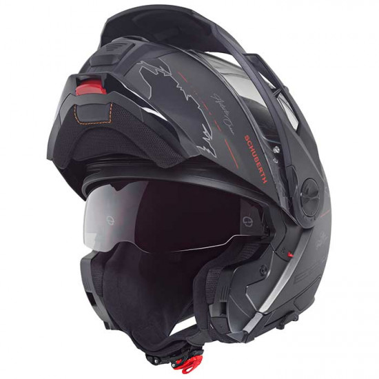 Schuberth E2 Atlas Anthracite £649.95 Flip Front Motorcycle Helmets - SKU 910E2ATBK53 from RaceLeathers Motorcycle Clothing